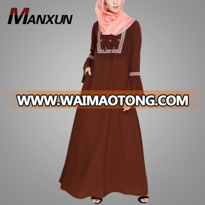 Pakistani Designer Moroccan Style Fashion Women Wear Muslim Abaya Dubai Style Maxi Dress