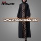 Muslim Women Gender Mona Front Open Embroidered Jilbab Oversized Jalabiya Long Gown Dress Islamic Clothing