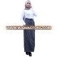 2018 loriya fashion   muslim maxi dress with  stripe